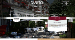 Desktop Screenshot of carltonlausanne.com